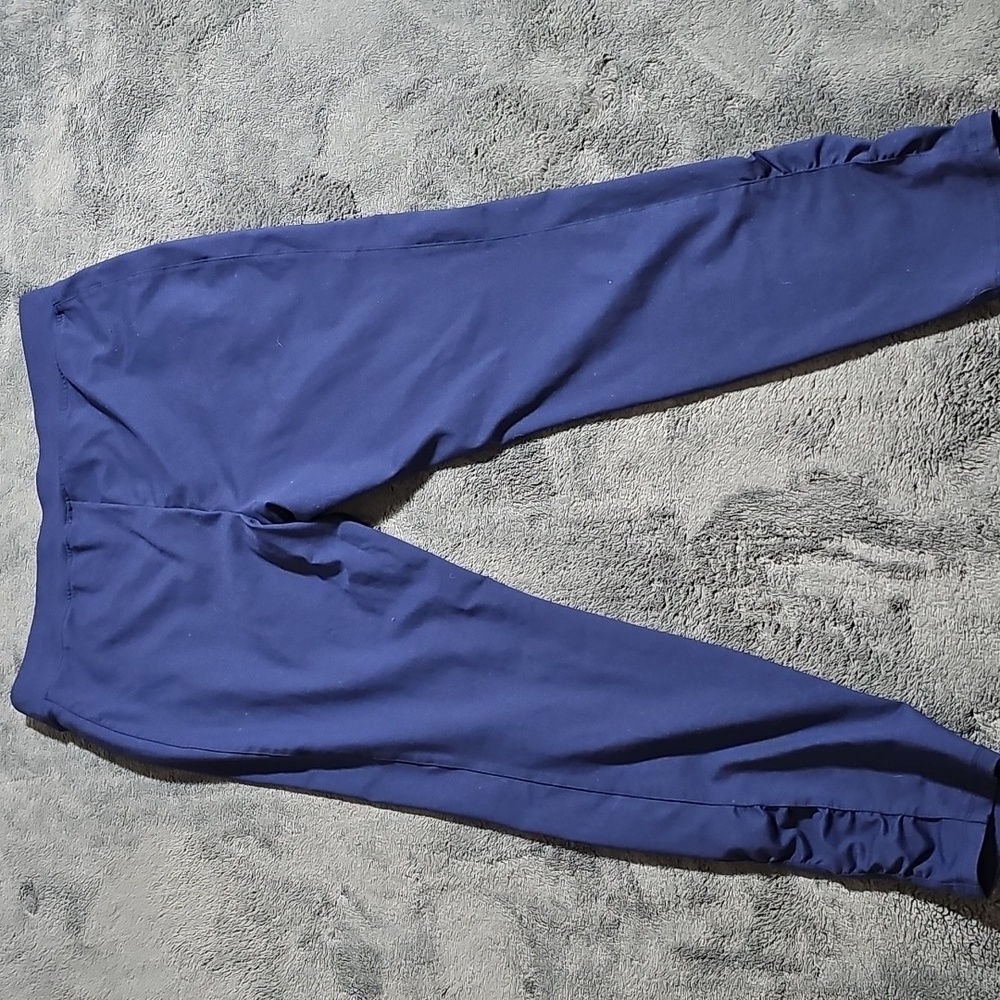 Zenergy By Chicos Athleisure Pull On Pants Elastic Waist Blue Size 2 US L - Picture 8 of 9